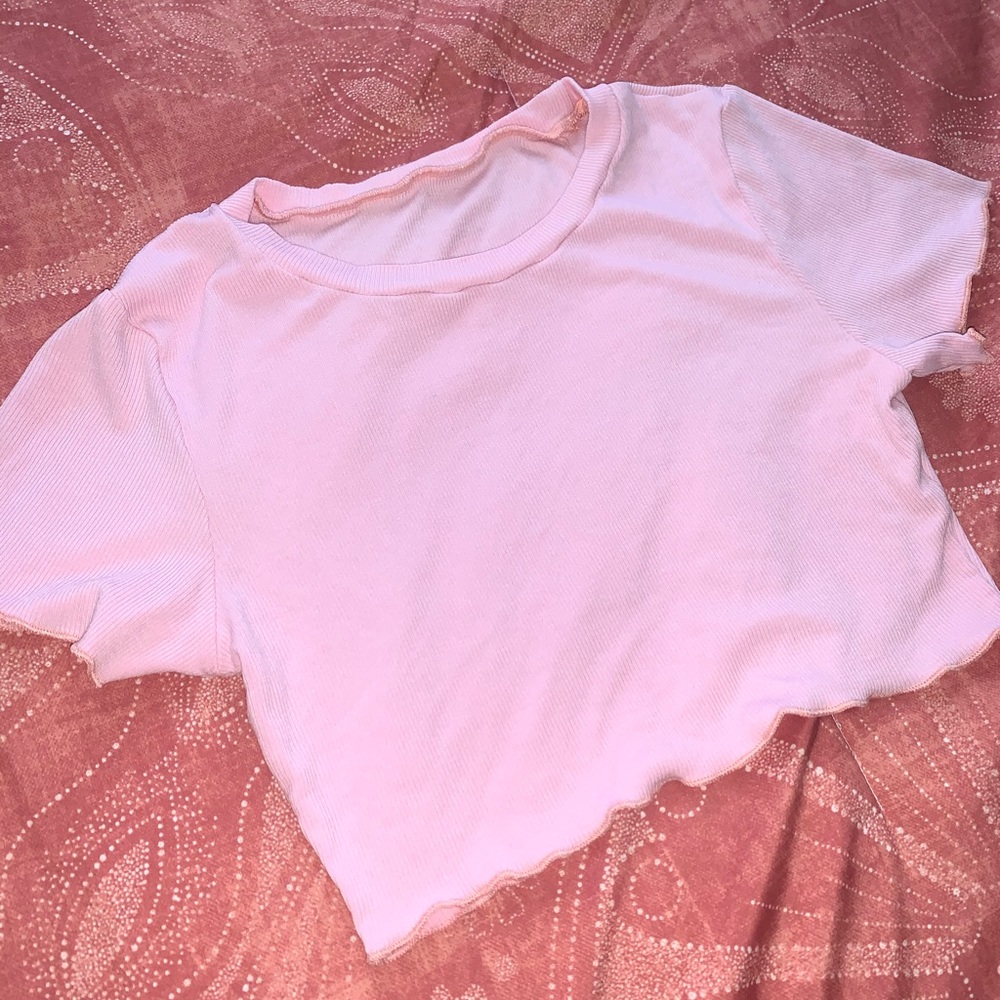 Pink Crop Top